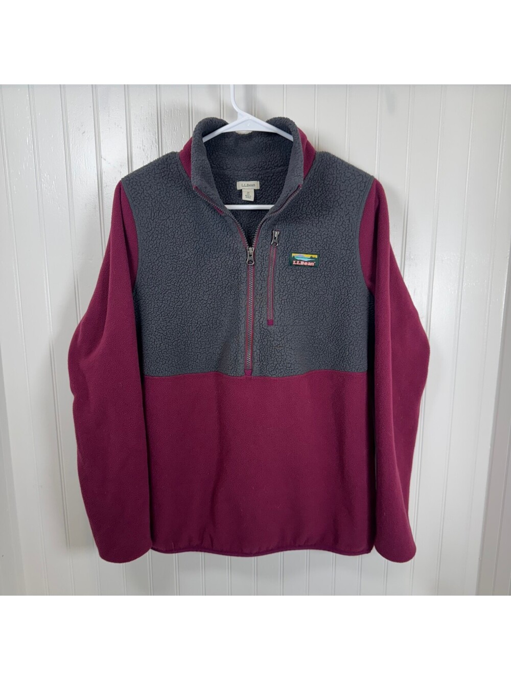 L.L.Bean Katahdin Polartec Vintage Fleece Pullover Half Zip Jacket Ladies Medium
